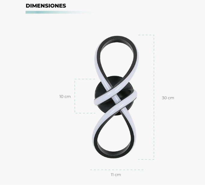 Miniatura 4 de Lámpara De Pared Moderna En Espiral Atik